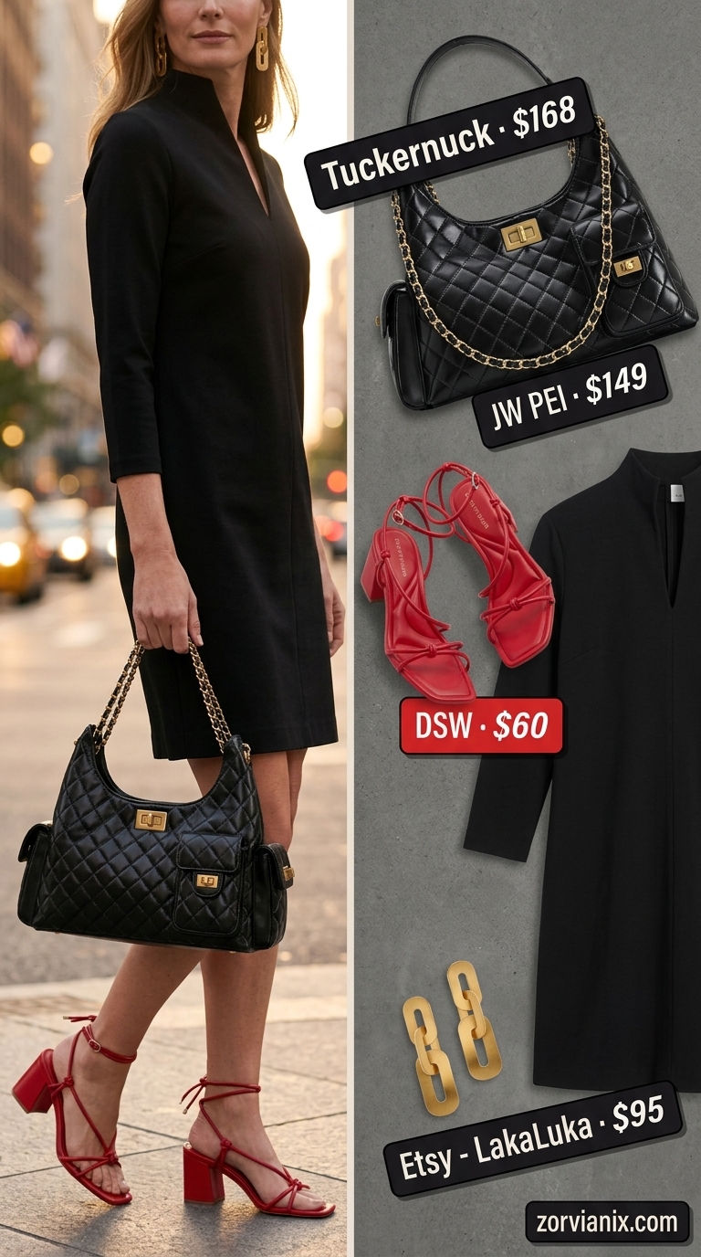 Classy Summer Outfits 2026: Evening Mini Dress Classy summer outfits for women 2026: Black mini dress for elegant evening. Chic and playful.