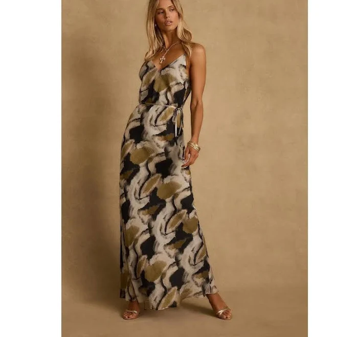 dress 12th Tribe Abstract Maxi Dress TikTok Shop $42