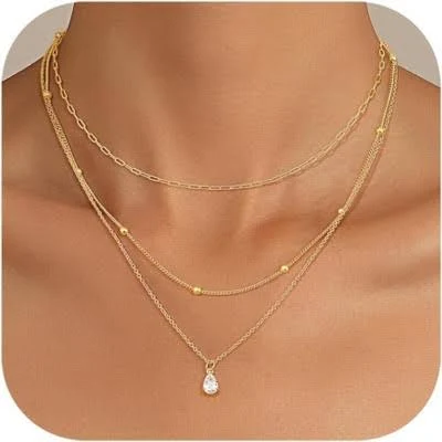 accessory 14K Gold Plated Dainty Chain Set Target $71.99