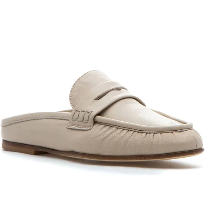 shoes 275 Central Vivien Leather Flat Mule Footnotes.com $285