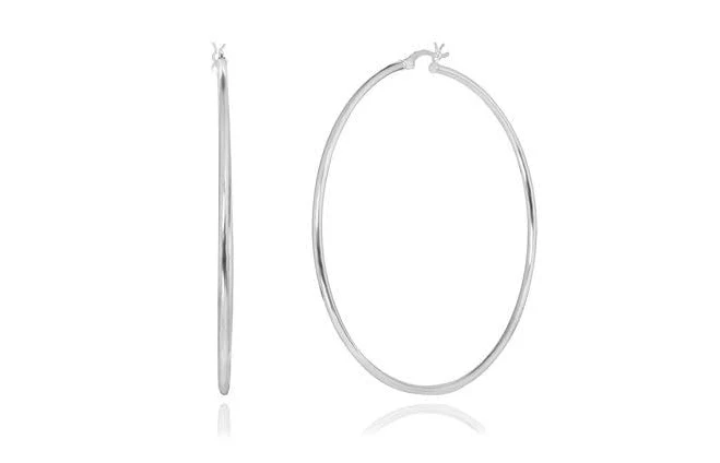 accessory .925 Sterling Silver Hoop Earrings Better Jewelry $15