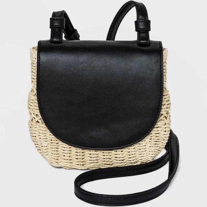 bag A New Day Straw Crossbody Bag with Magnetic Flap Closure eBay - dvseller $14