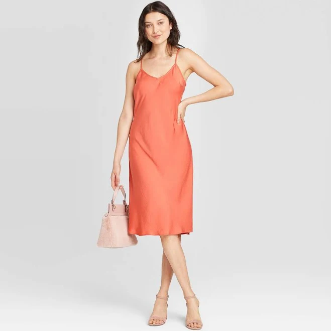 dress A New Day Women's Satin Slip Dress Poshmark $10