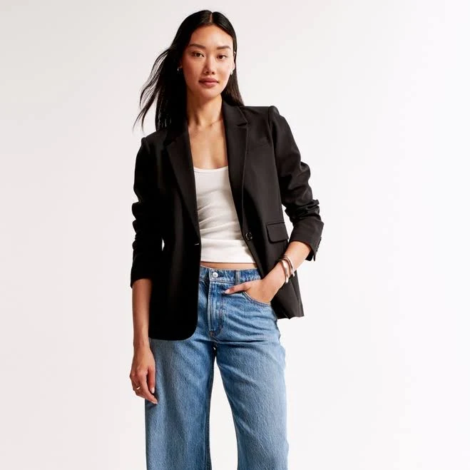 outerwear Abercrombie & Fitch Women's Classic Suiting Blazer Abercrombie & Fitch $120