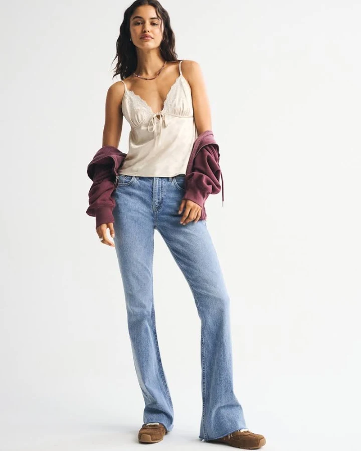 jeans Abercrombie & Fitch Women's High Rise Bootcut Jeans Abercrombie & Fitch $90