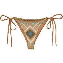 shorts Abstract Pattern Tulum Y2K Triangle Bikini Bottom, Geometric Print Swimwear, Mocca Brown Lime Beachwear Etsy $26.98