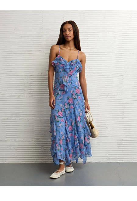 dress AE Tiered Ruffle Maxi Dress American Eagle Outfitters $62.97