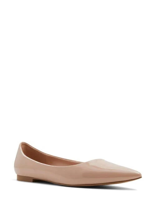 shoes ALDO Women's Stessy Pointed-Toe Patent Ballet Flats Nordstrom $60