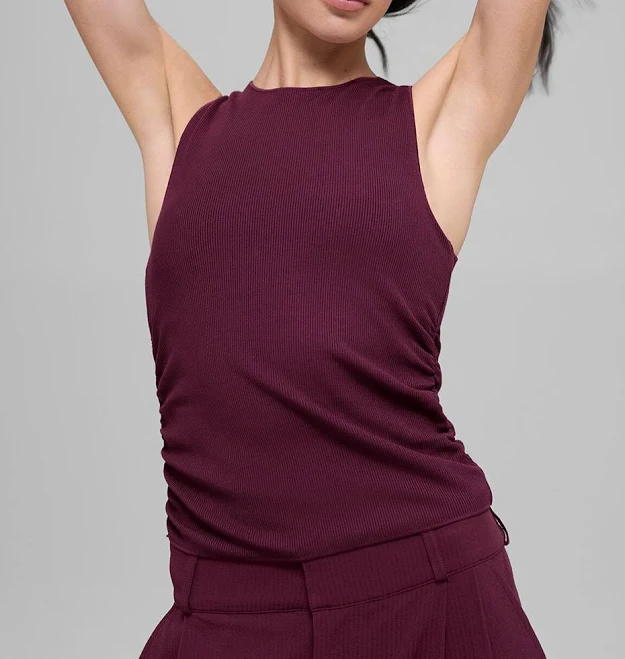 top Alo Ribbed En Pointe Tank Top ALO $78