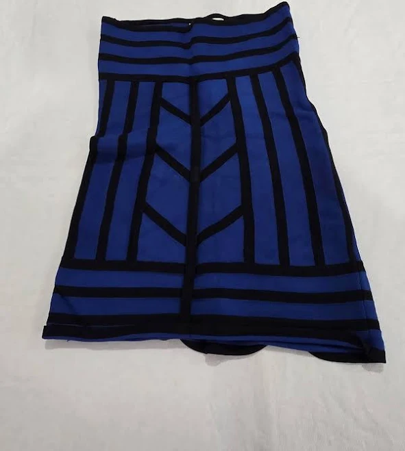 top Ardent B. Tube Top With Black And Blue Design Size Xs eBay $9.99
