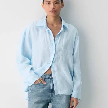 outerwear Aritzia Women's Babaton Archive Linen Shirt Aritzia $98