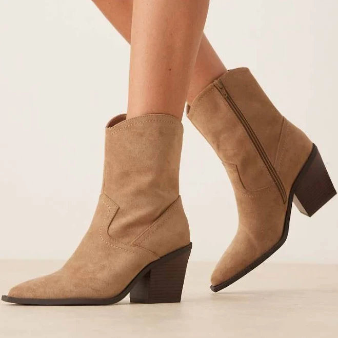 shoes ASOS Design Remedy Heeled Western Boots ASOS $69.99