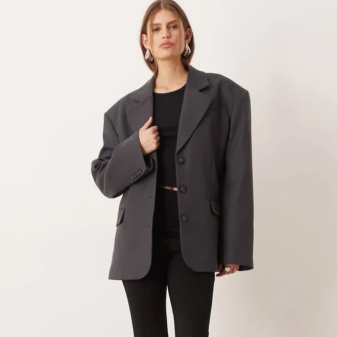 blazer ASOS Design Tailored Oversized Wool Blend Blazer ASOS $49.05