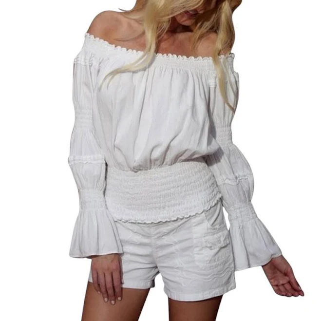 top Ave Rosa Off The Shoulder Organic Gauze Cotton Peasant Top Etsy - TheOrganicottonStore $54