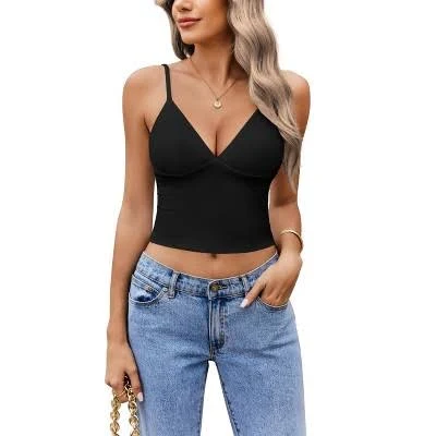 top Avidlove Women's Y2k V-Neck Spaghetti Strap Cami Shirt Target $15.08