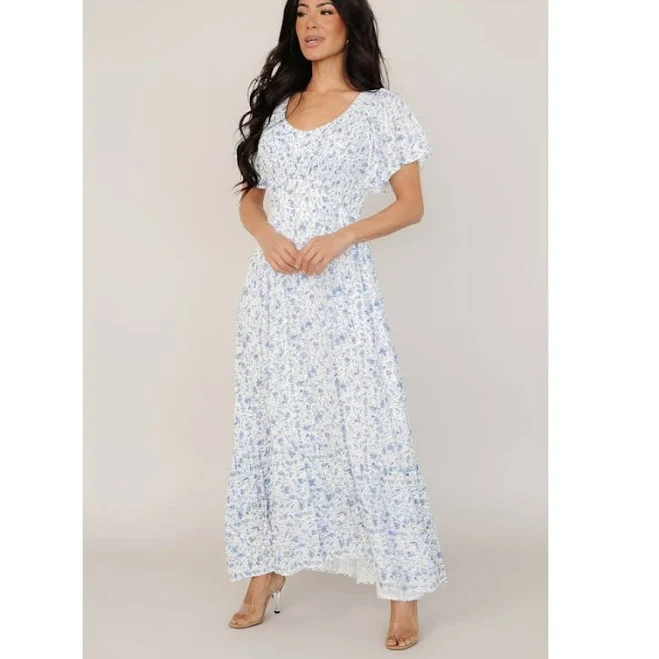 dress Baltic Born Women's Joanie Smocked Maxi Dress Nordstrom $90