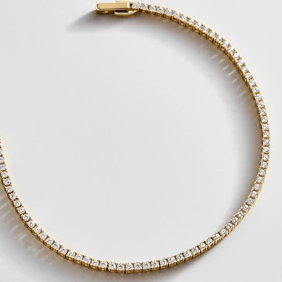 accessory BaubleBar Billie 18K Gold Tennis Bracelet BaubleBar $100