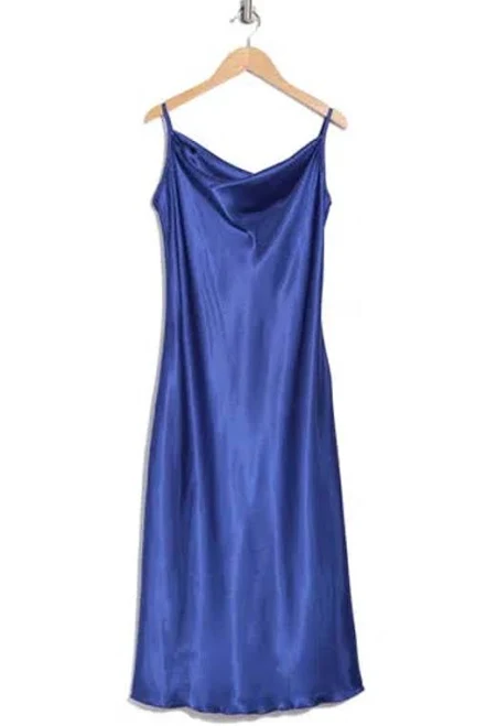 dress Bebe Women's Dresses Bebe Cowl Neck Midi Satin Slip Dress ModeSens $49