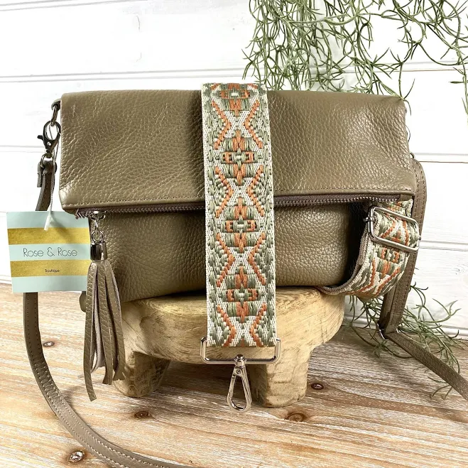 bag Beige Real Leather Bag: Tassel Crossbody Bag, Dark Beige Clutch Purse, Handmade in Italy Etsy - Seller $63.45