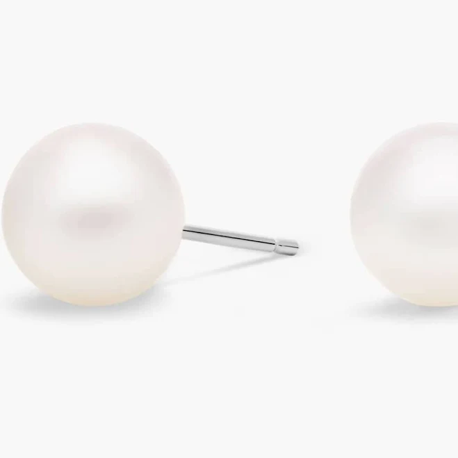 accessory Blue Nile 14K Yellow Gold Freshwater Cultured Pearl Stud Earrings Blue Nile $270
