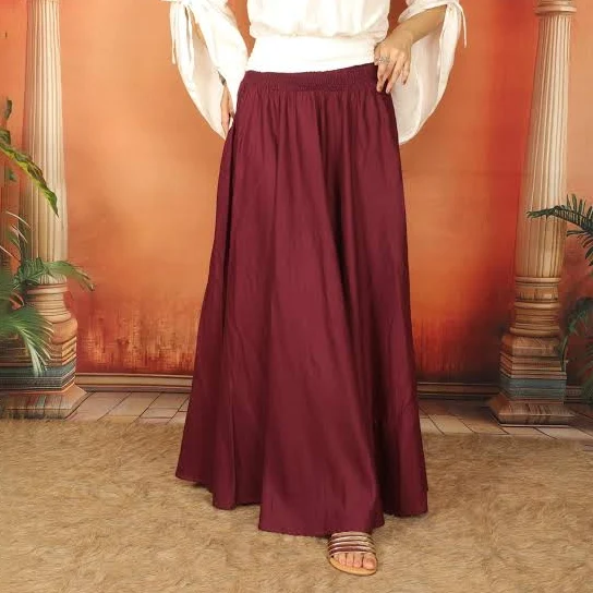 skirt Bohemian Flowy Flair Viscose Medieval Skirt Etsy - Seller $85.59