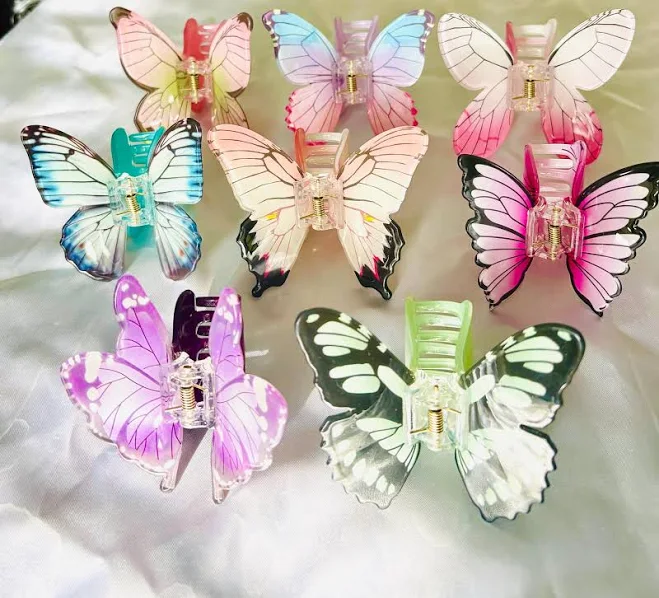 accessory Butterfly Hair Clips Etsy - Seller $6.5