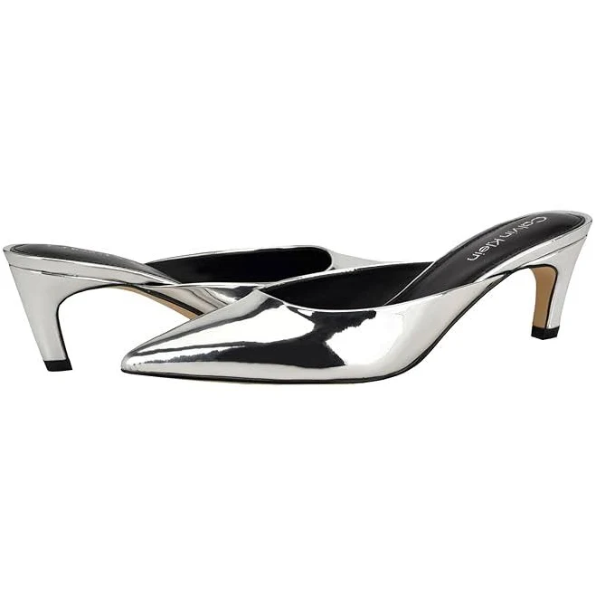 shoes Calvin Klein Women's Kalyn Pointed Toe Kitten Heel Pumps Zappos.com $29.7