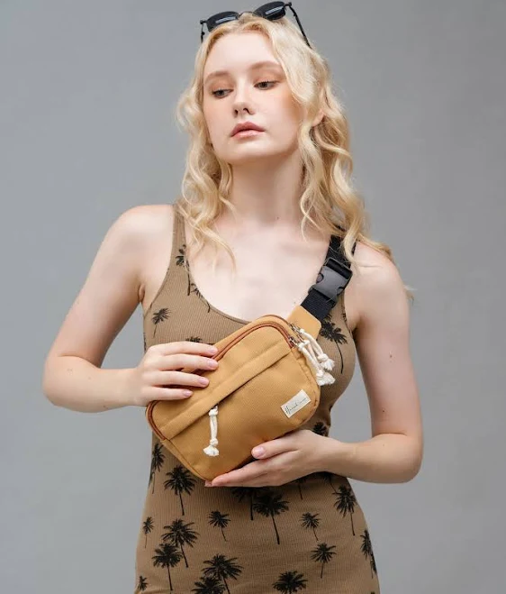 bag Canvas Hip Bag, Water Resistant Fanny Pack, Travel Waist Bag Etsy - Seller $35.47