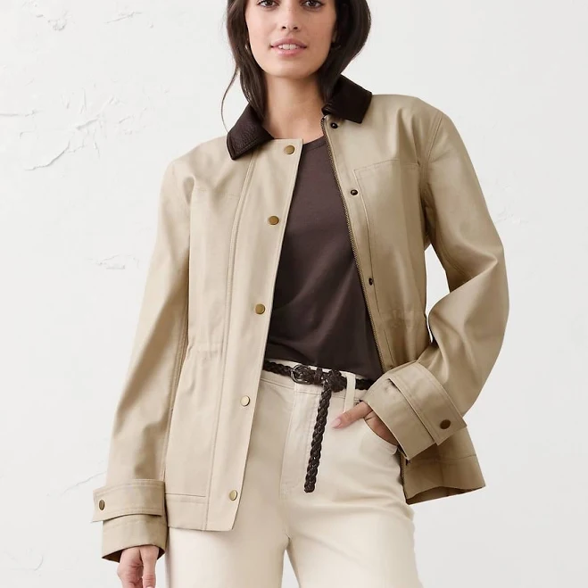 outerwear Canvas Utility Jacket Banana Republic Factory $90