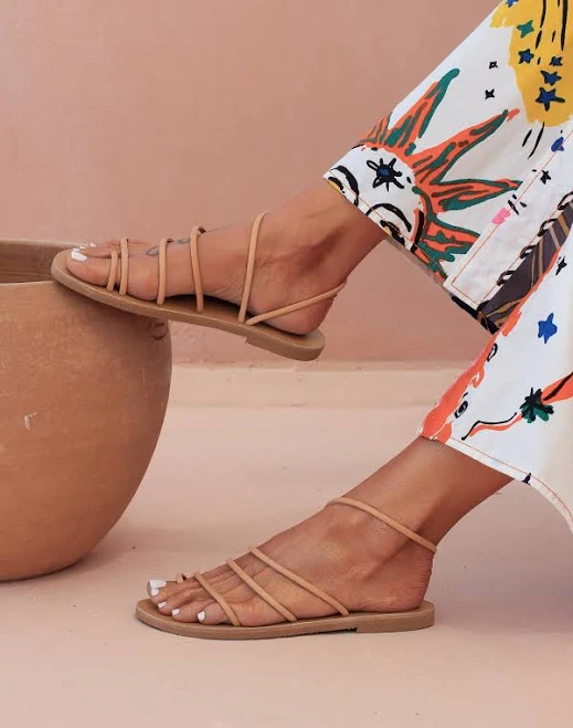 shoes CARIATIS Women's Greek Handmade Leather Sandals Etsy - GreekLeatherLab $65