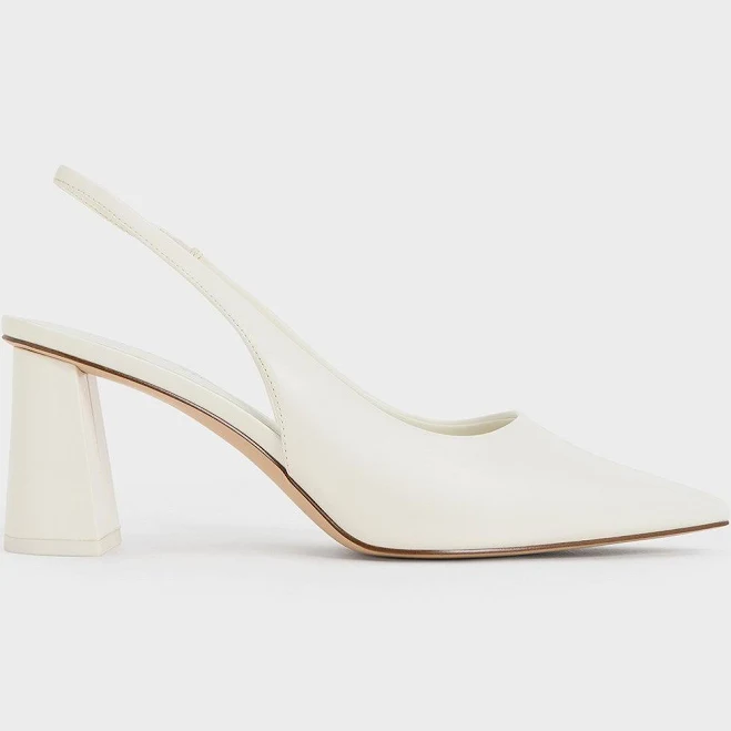 shoes Charles & Keith Teagan Pointed Slingback Pumps charleskeith.com $79