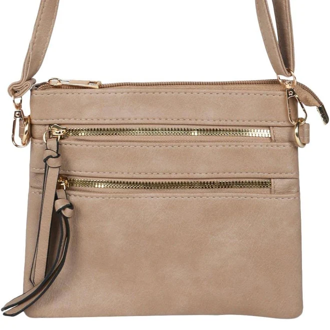 bag Chic Unlimited Faux Leather Crossbody bealls $14.99