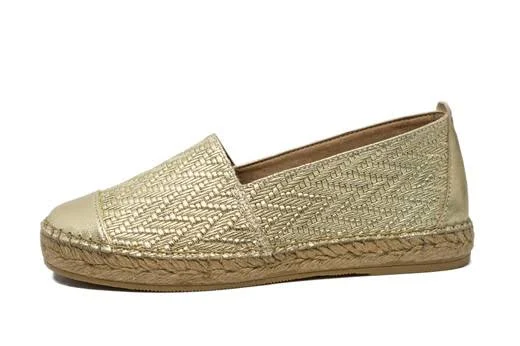 shoes Classic Metallic Gold Espadrilles AvarcasUSA $69