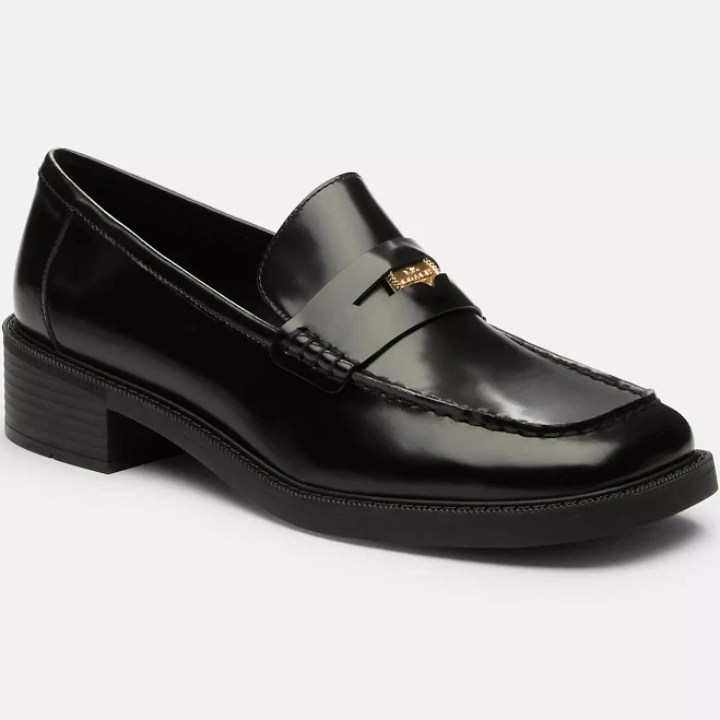 shoes Coach Women's Square Toe Loafers ShopSimon $99
