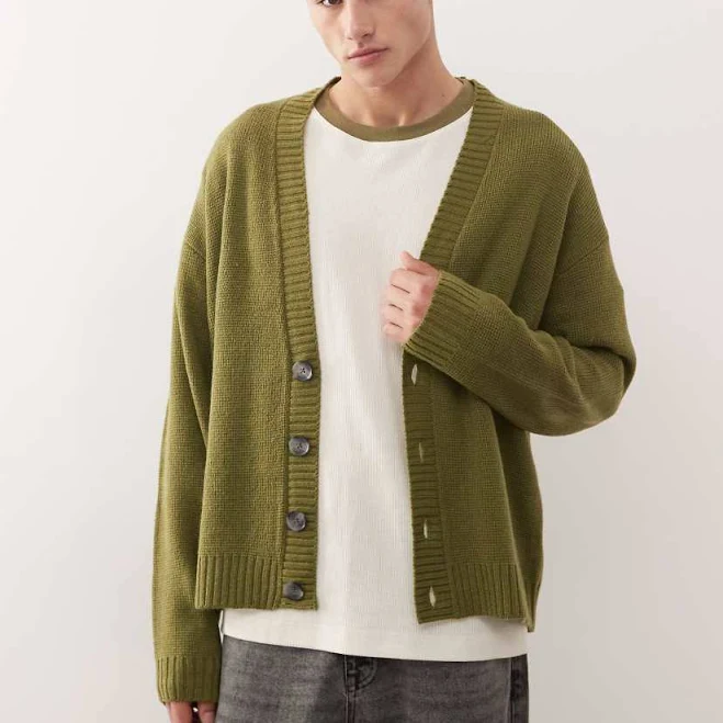 cardigan COLLUSION Knit Cardigan ASOS $34.99
