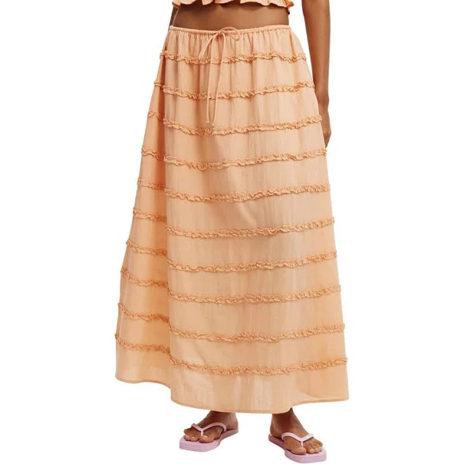 skirt Cotton On Women's Jet Set Tiered Maxi Skirt Nordstrom $52.49