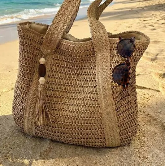 bag Cupshe Women's Chic Handwoven Straw Tote Bag with Tassel Accent Cupshe.com $28
