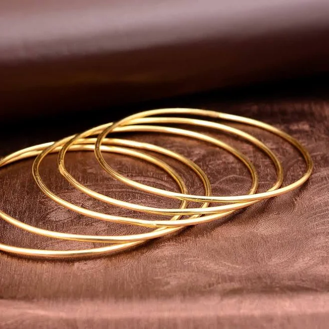 accessory Dainty Gold Bangle Set Etsy - Seller $16.66