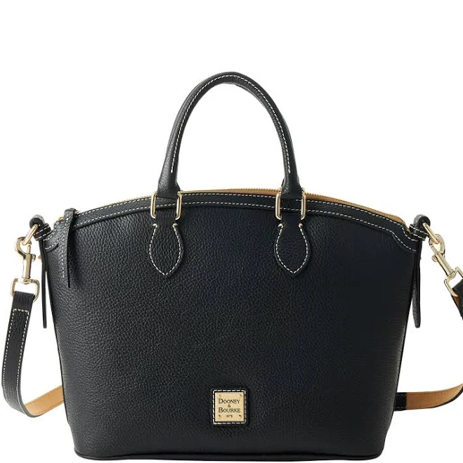 bag Dooney & Bourke Women's Lucca Leather Domed Satchel ILoveDooney $209