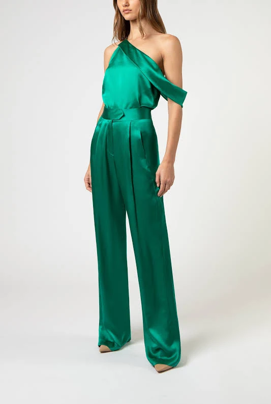 off-shoulder top Draped Cowl Asymmetrical Top Michelle Mason $125