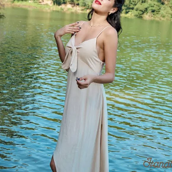 dress DRESS-LINEN Women's Linen Spaghetti Strap Maxi Dress Etsy - Seller $93