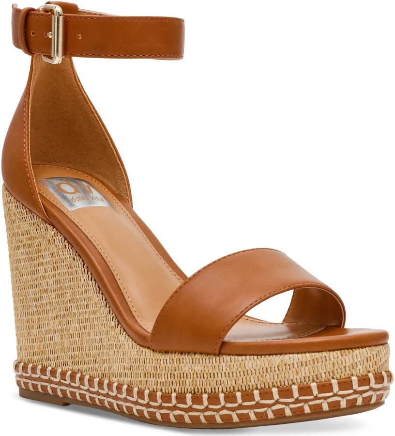 shoes DV by Dolce Vita Women's Tammara Ankle-Strap Platform Wedge Sandals Macy's $55.3