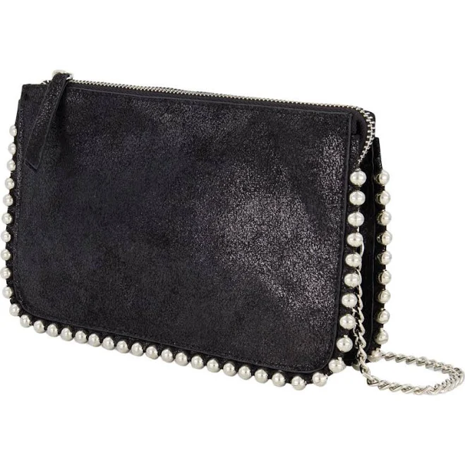 bag ELLE Collection Silver Trimmed Wallet On Chain Clutch Nordstrom $67