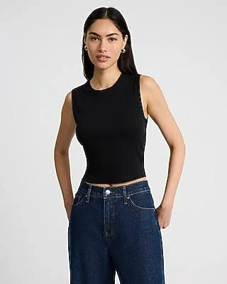 top Express Women's Fitted Ribbed Tank Top Express $9.97