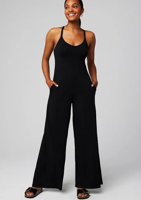 jumpsuit Fabletics Women's Cloud Jersey Wide Leg Onesie Nordstrom $88