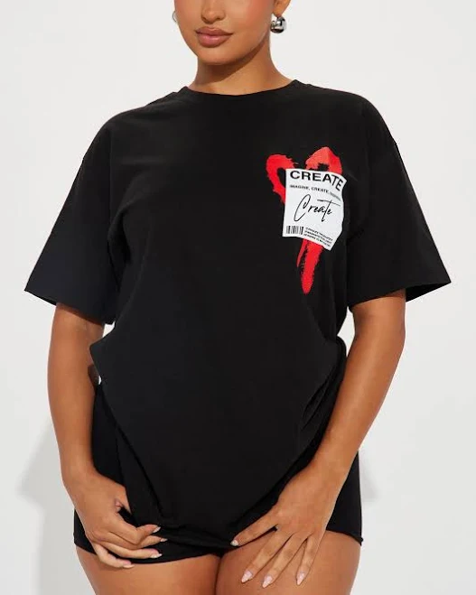 top Fashion Nova Create What You Love Graphic T-Shirt Fashion Nova $12