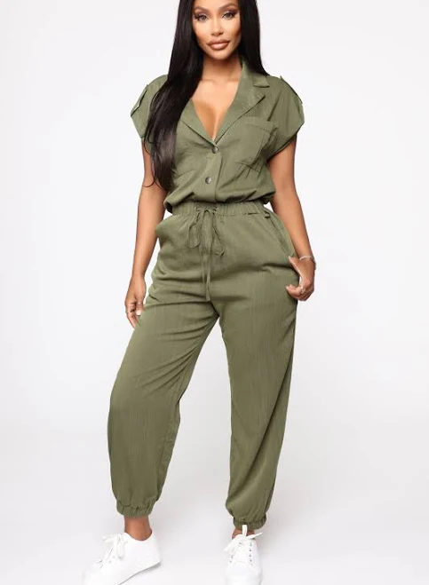 jumpsuit Fashion Nova Mariel Utility Jumpsuit Fashion Nova $30.99
