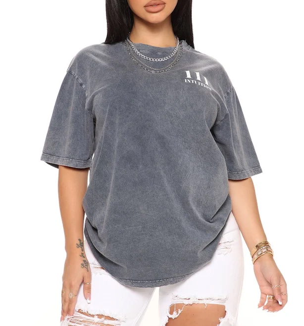 top Fashion Nova Washed Short Sleeve Graphic T-Shirt Fashion Nova $24.99