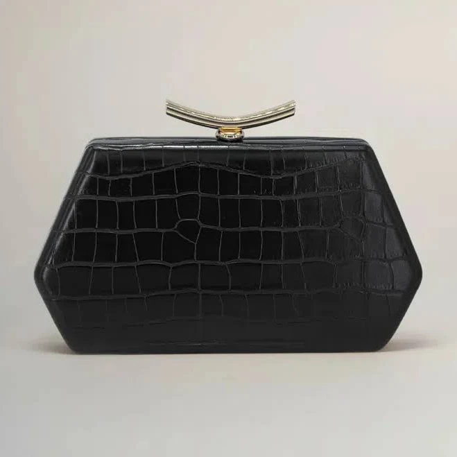 bag Faux Leather Geometric Clutch Bag ModeSens $67