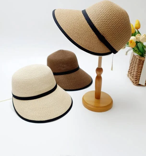 accessory Foldable Wide Brim Straw Sun Hat Etsy - MaMaMooUS $35